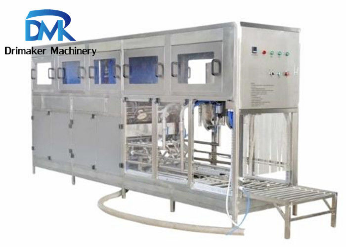 5 গ্যালন 20 লিটার জল ভর্তি মেশিন Samll উৎপাদন গতি 100 বোতল প্রতি ঘন্টা